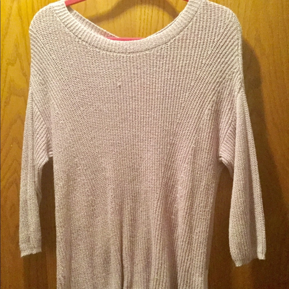 Express Open Back Pullover Sweater